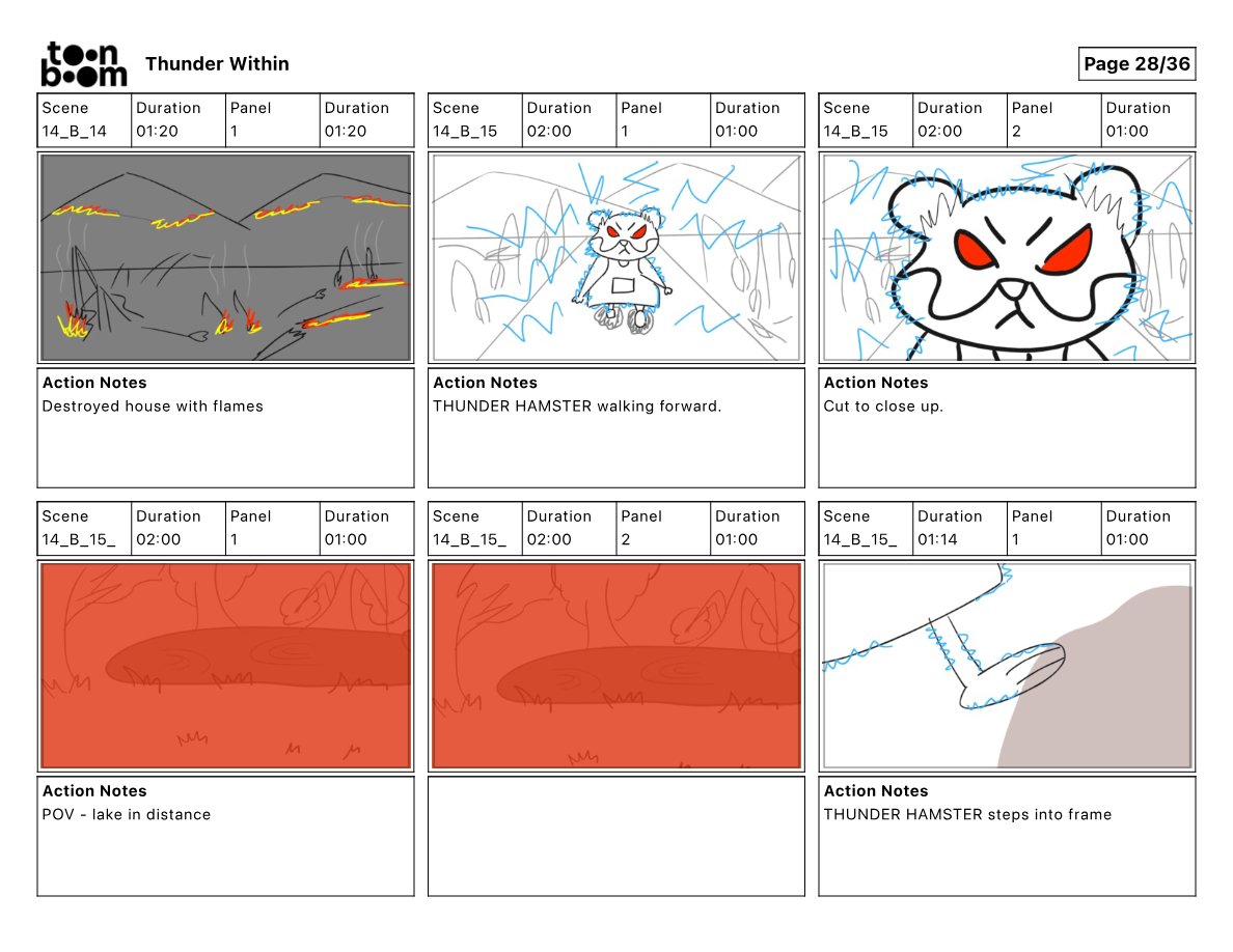 Thunder Within storyboard frame 28